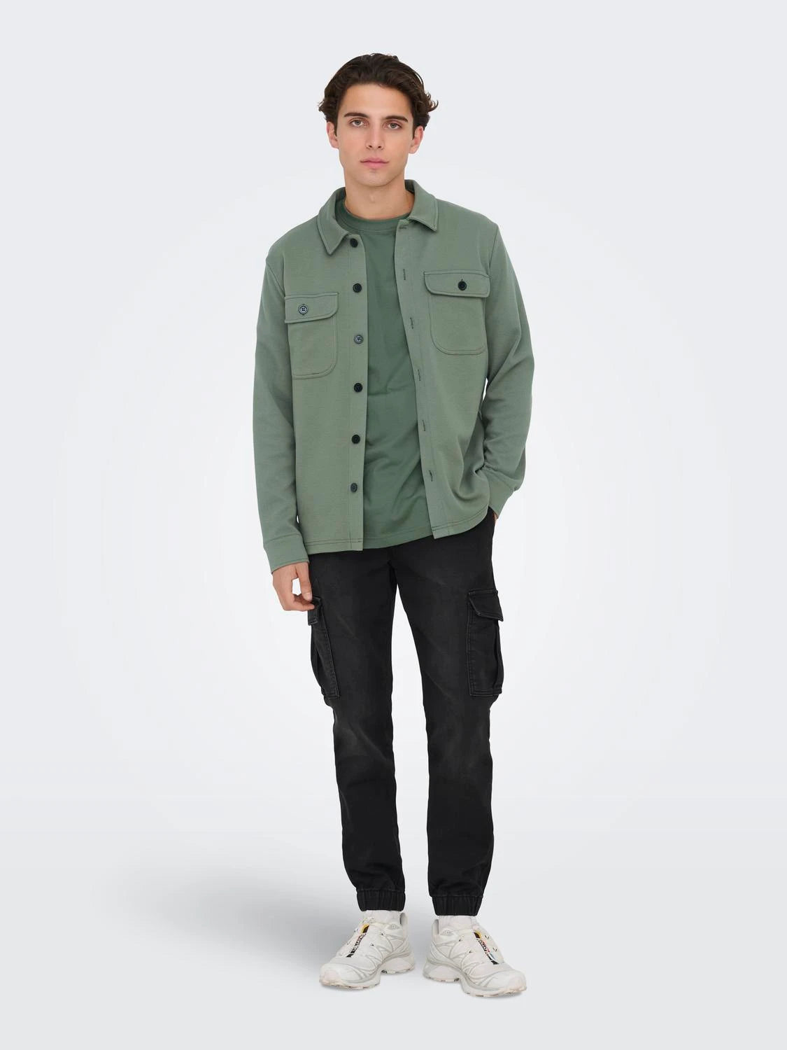 ONLY & SONS NEW KODYL Skjorta Castor Gray