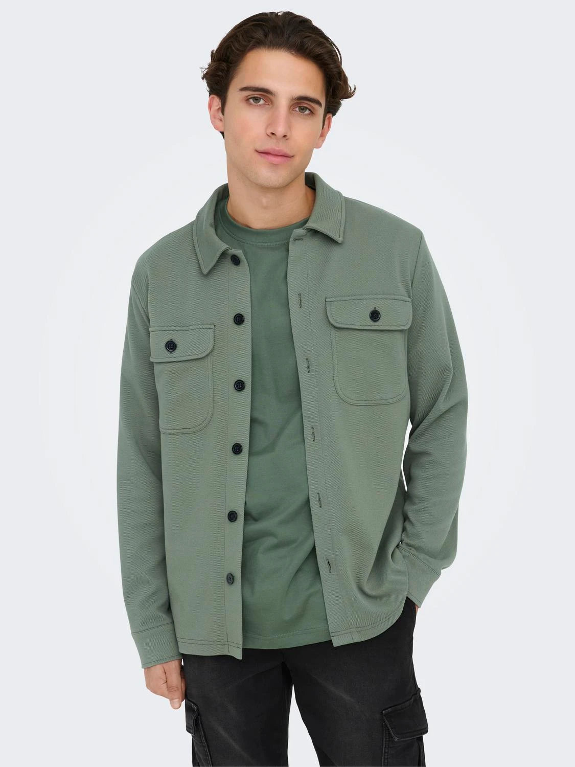 ONLY & SONS NEW KODYL Skjorta Castor Gray