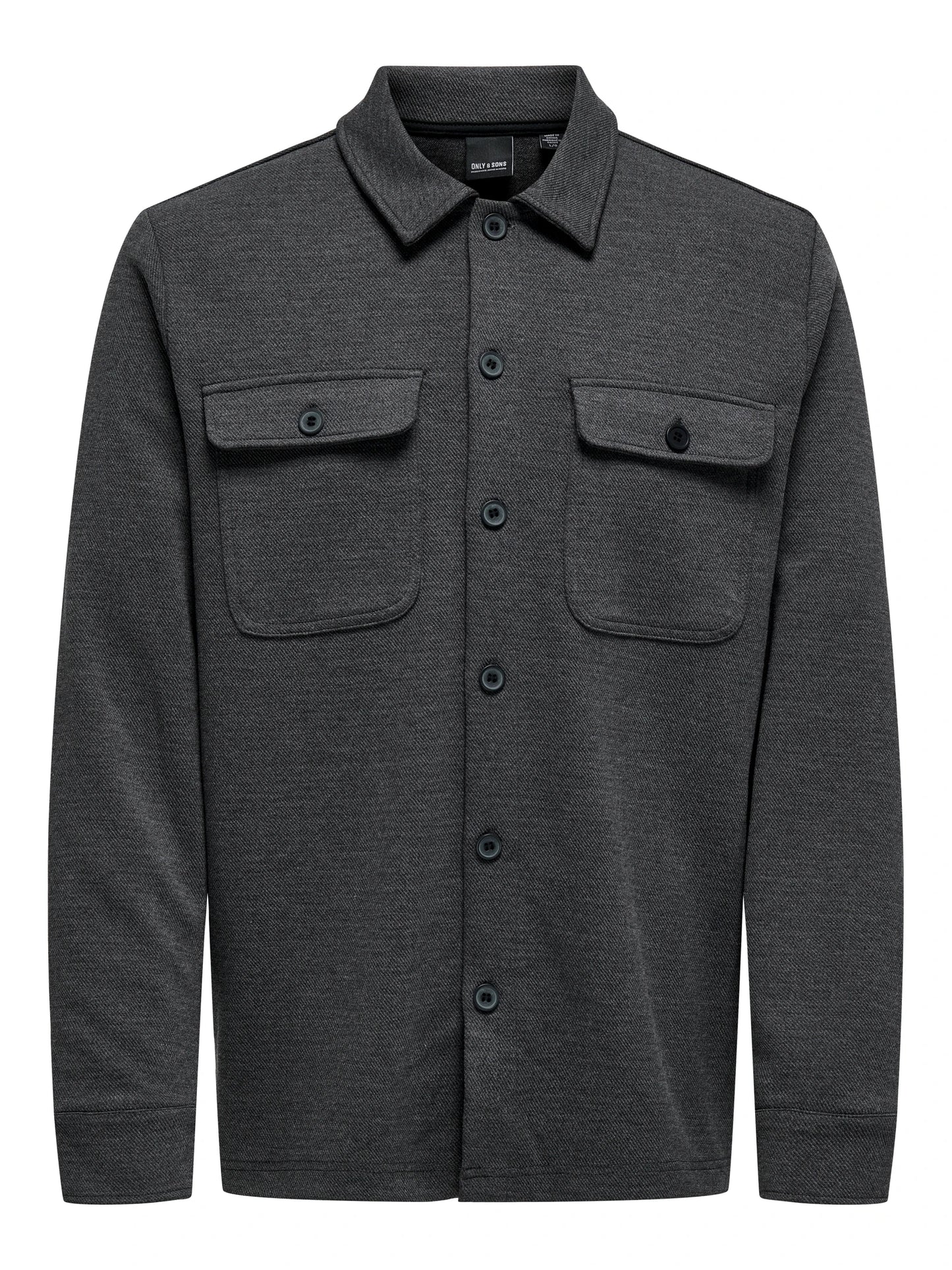 ONLY & SONS NEW KODYL Skjorta Dark Grey Melange