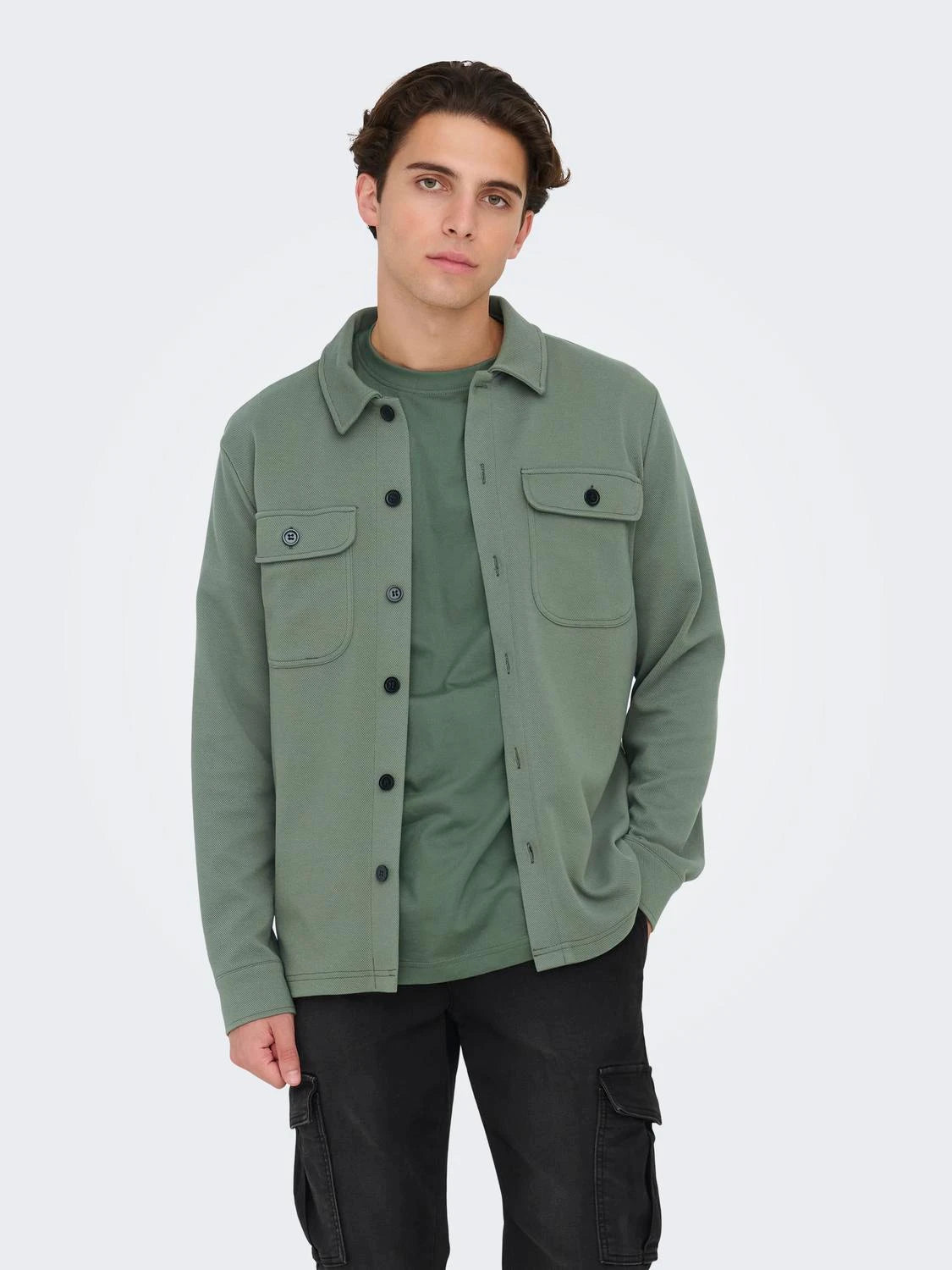 ONLY & SONS NEW KODYL Skjorta Castor Gray