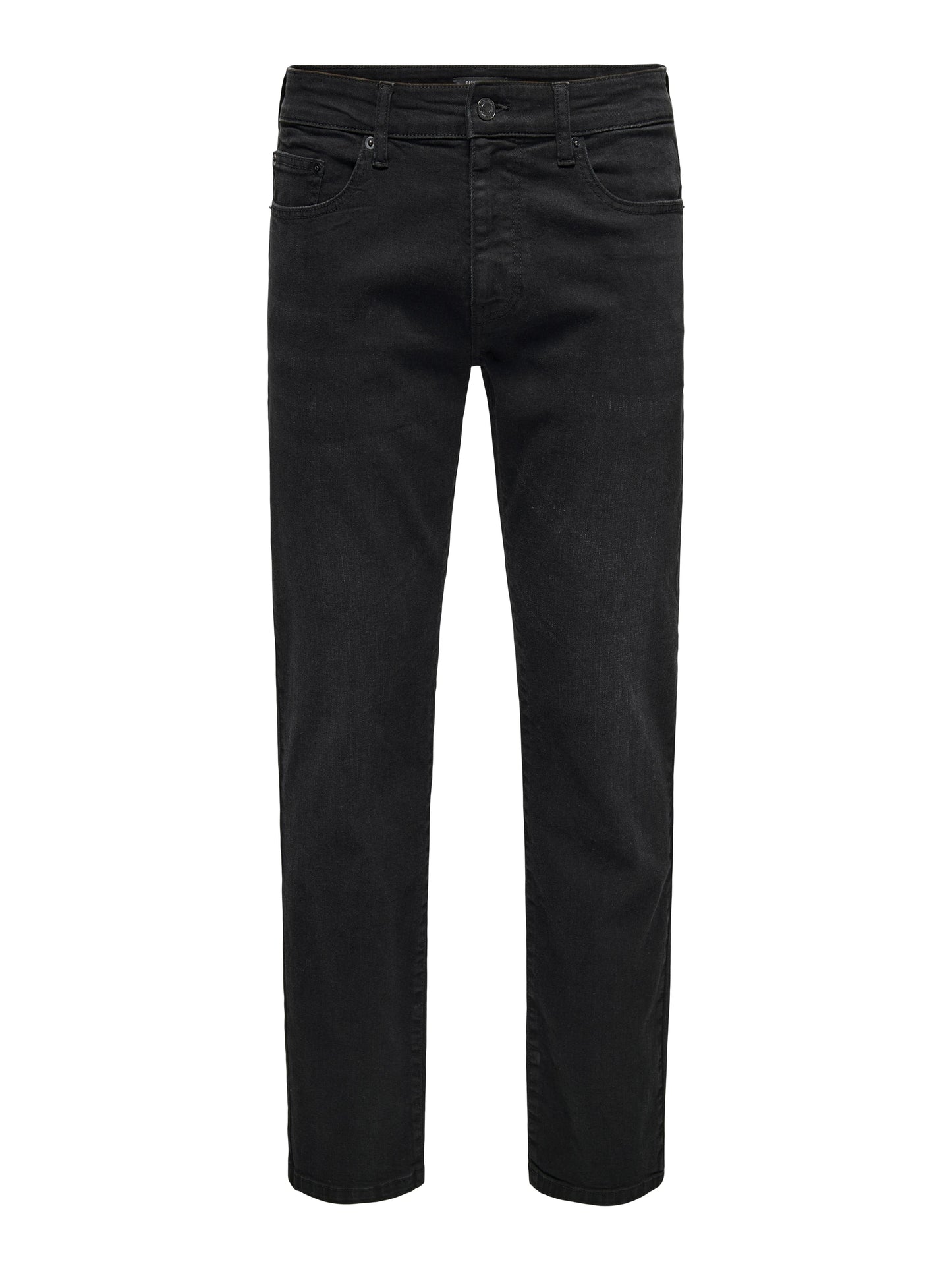 ONLY & SONS WEFT Jeans Svarta Medelhög midja Normal passform