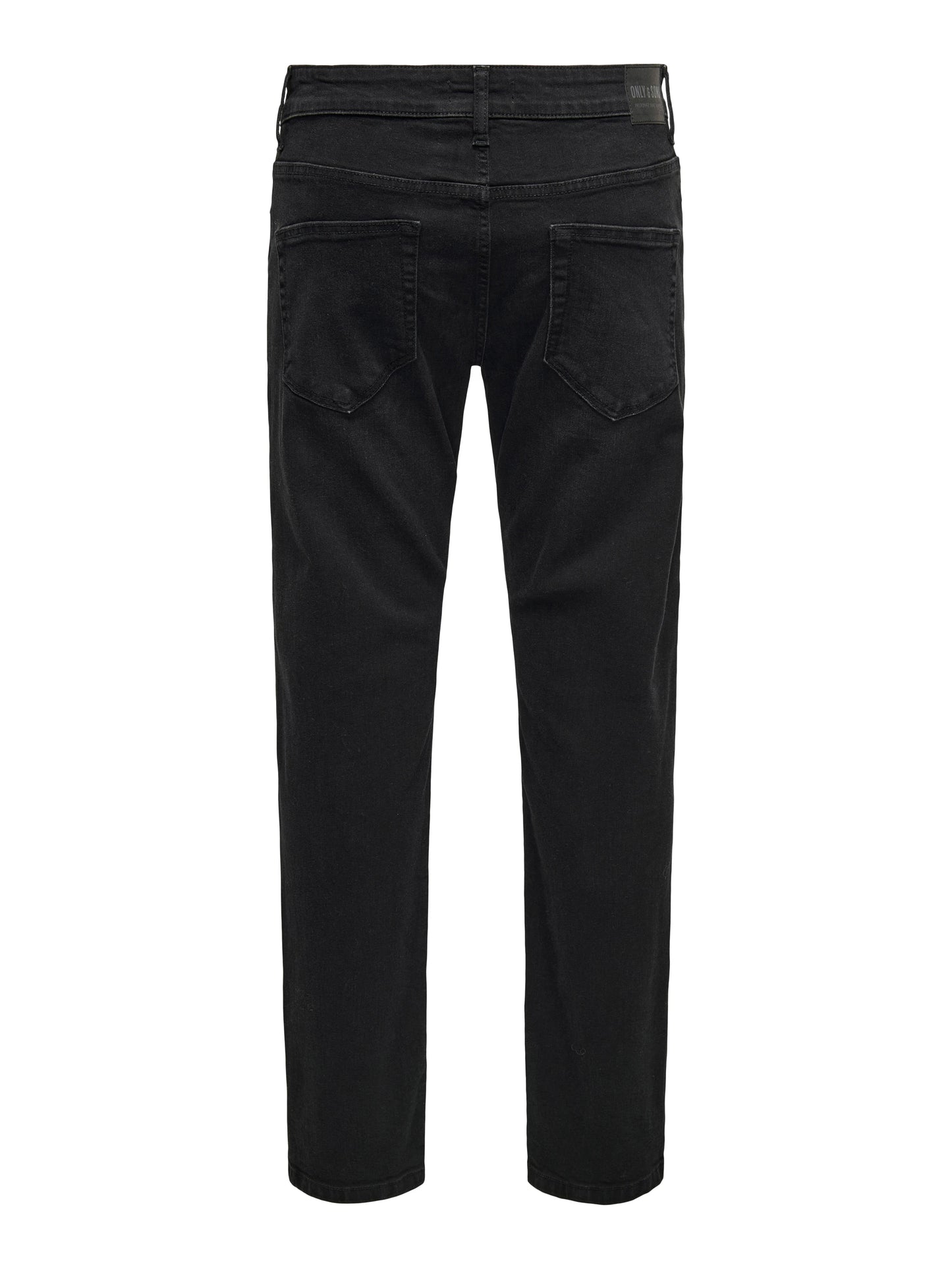 ONLY & SONS WEFT Jeans Svarta Medelhög midja Normal passform