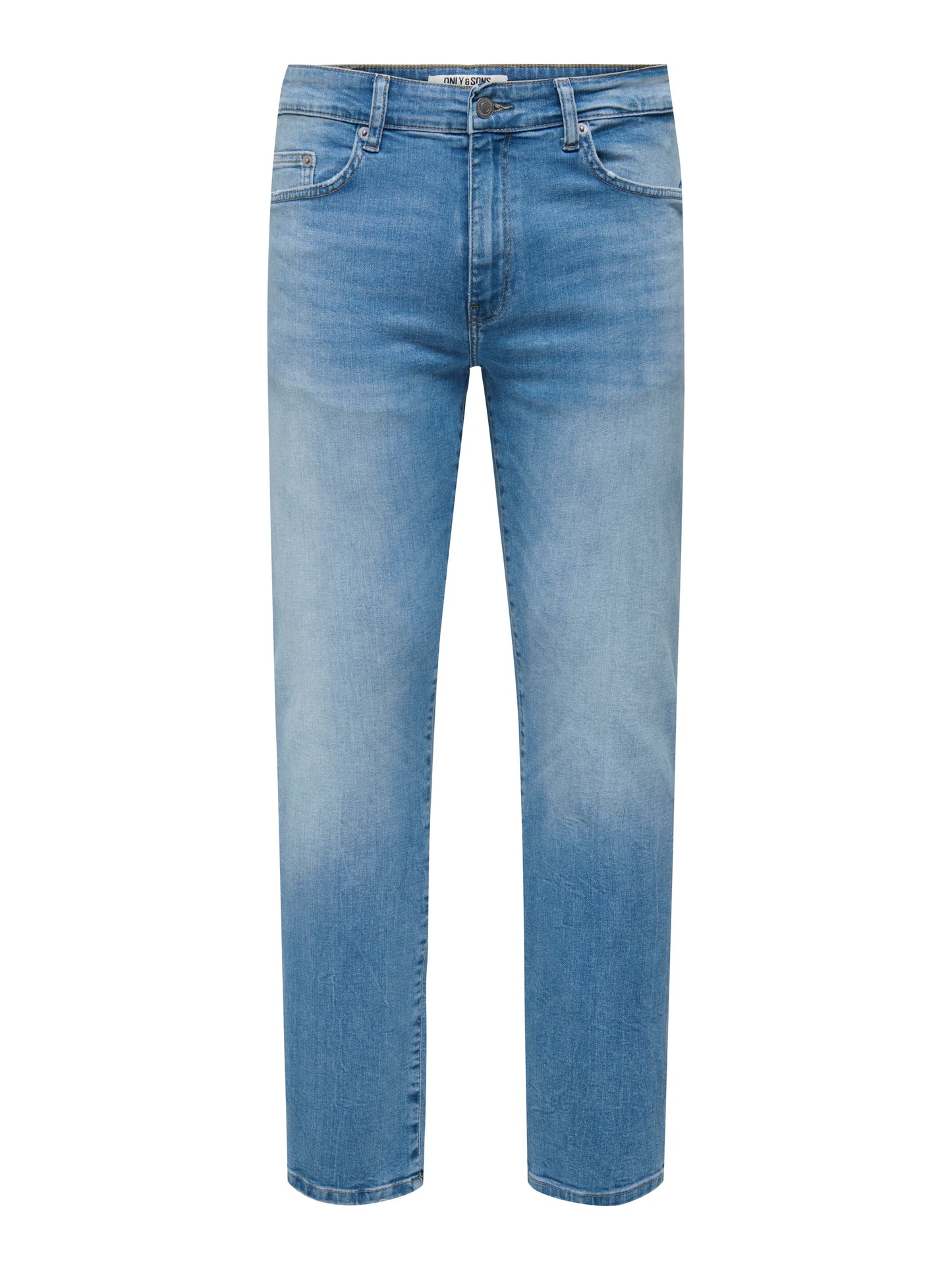 ONLY & SONS WEFT Jeans Light Medium Blue Denim Medelhög midja Normal passform