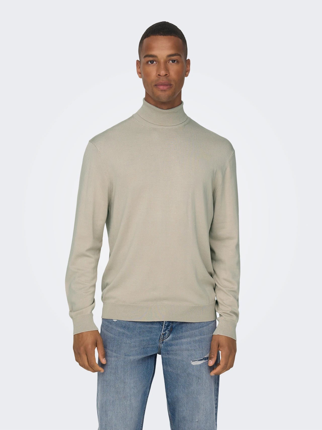 ONLY & SONS WYLER Polotröja Beige