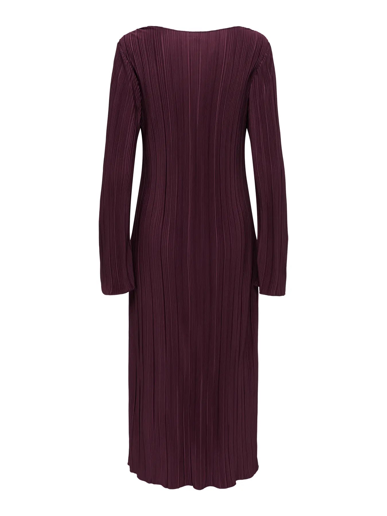 ONLY PERY L/S LONG DRESS BOAT NECK WINETASTING