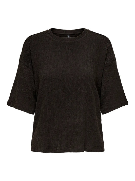 ONLY TILLA Loose top Black Coffe