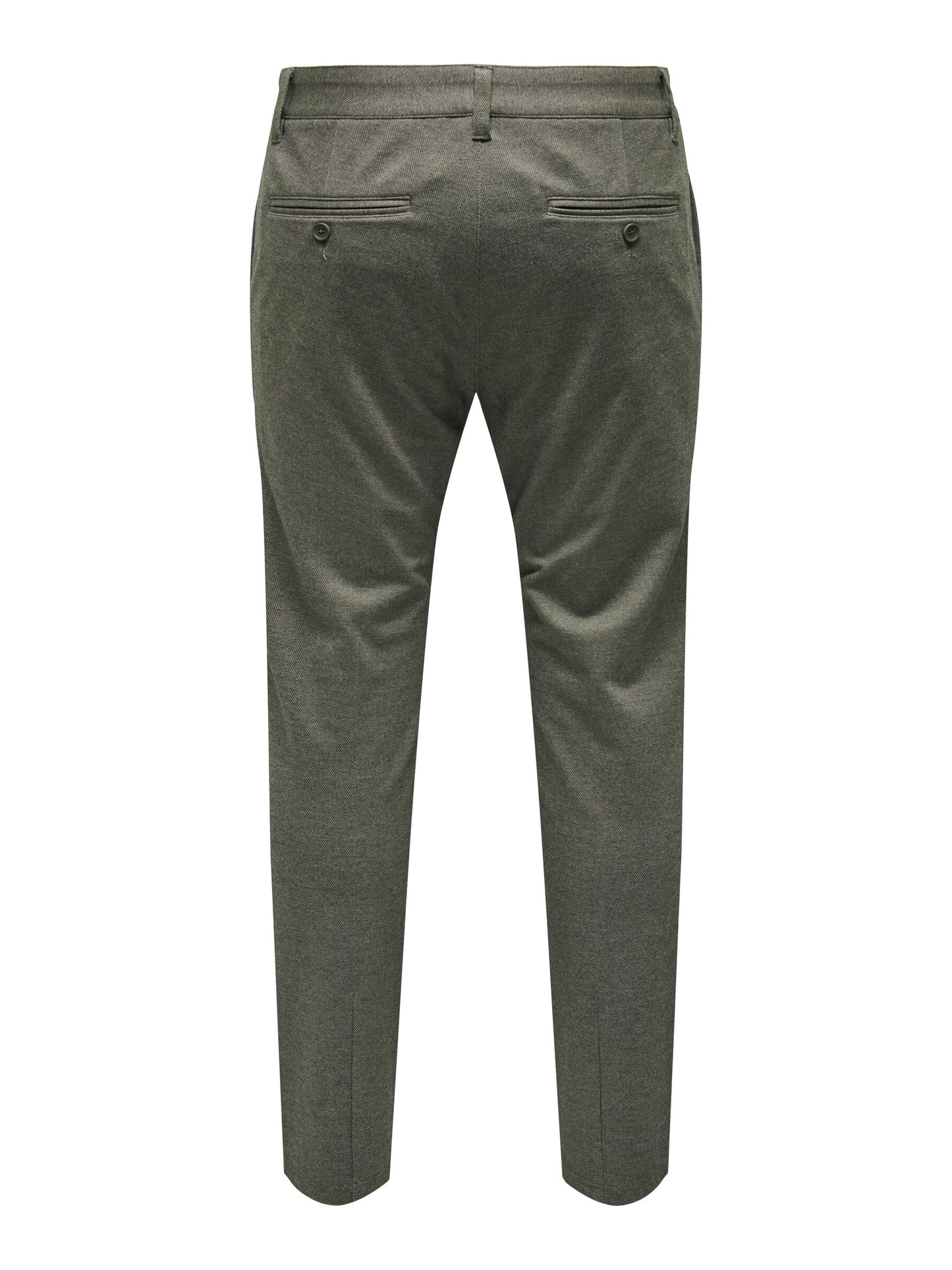 ONLY & SONS MARK Slimfit Chinos Herringbone Olive Night
