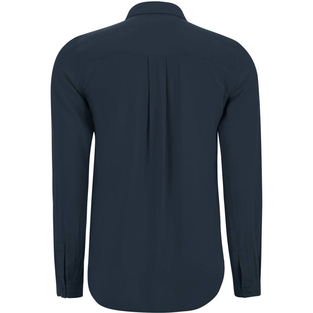 Beställningsvara: SOFT REBELS FREEDOM LS Skjorta Marin/Total Eclipse SR420-740