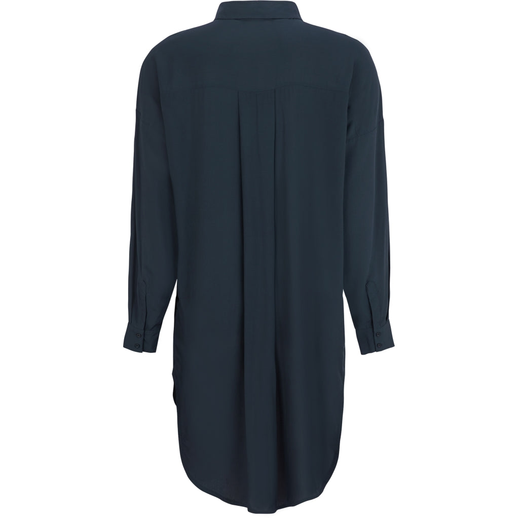 Beställningsvara: SOFT REBELS FREEDOM Långskjorta Marin/Total Eclipse SR420-758