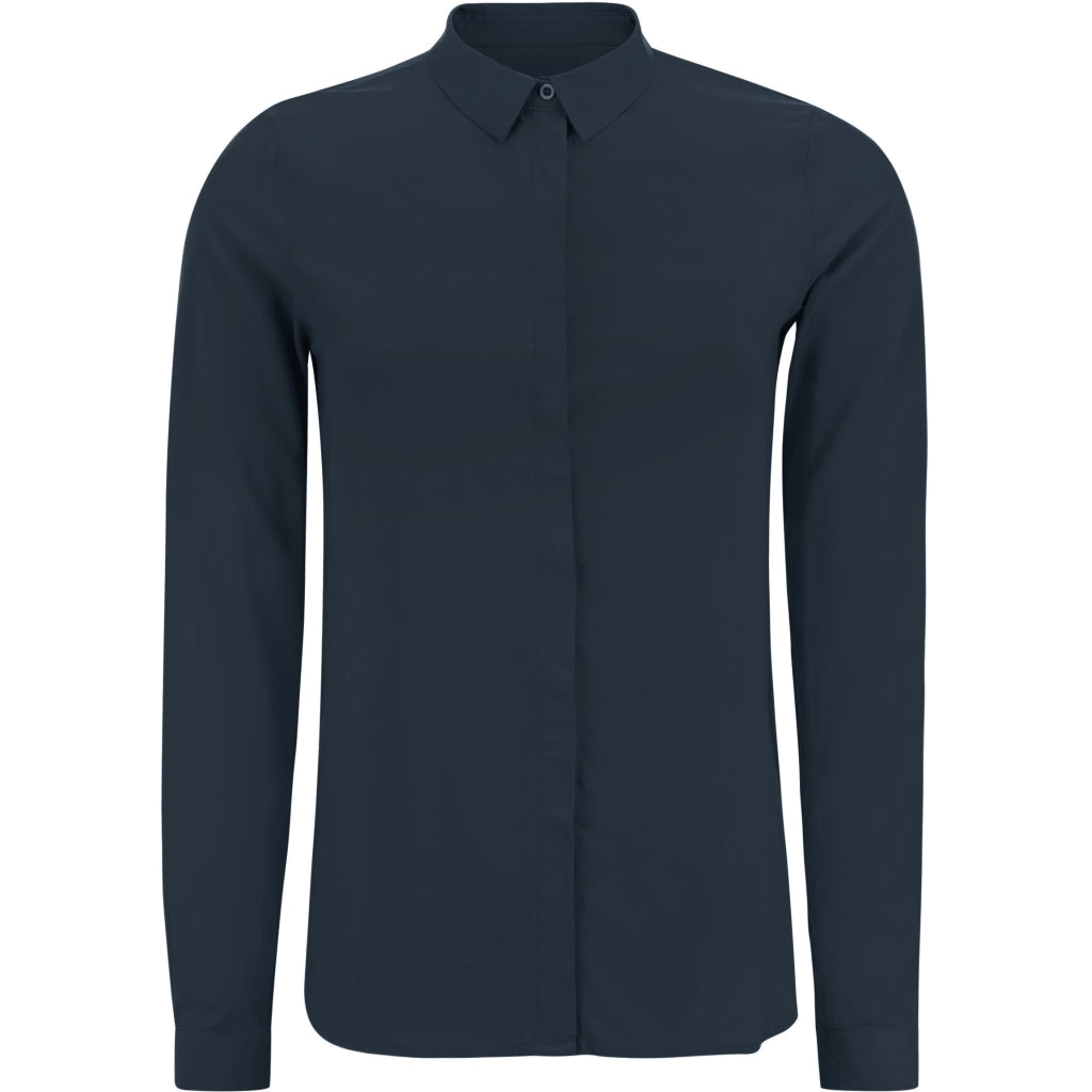 Beställningsvara: SOFT REBELS FREEDOM LS Skjorta Marin/Total Eclipse SR420-740