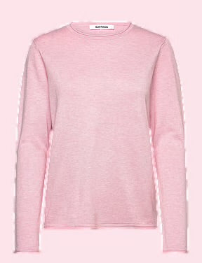 SR MARLA SR219-208 O-NECK ROLL EDGE KNIT