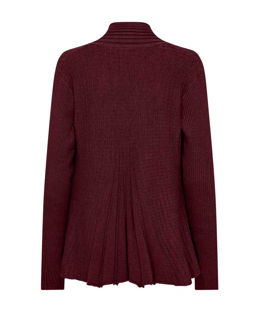 FREE/QUENT CLAUDISSE Cardigan PORT ROYALoch BRUN 112879