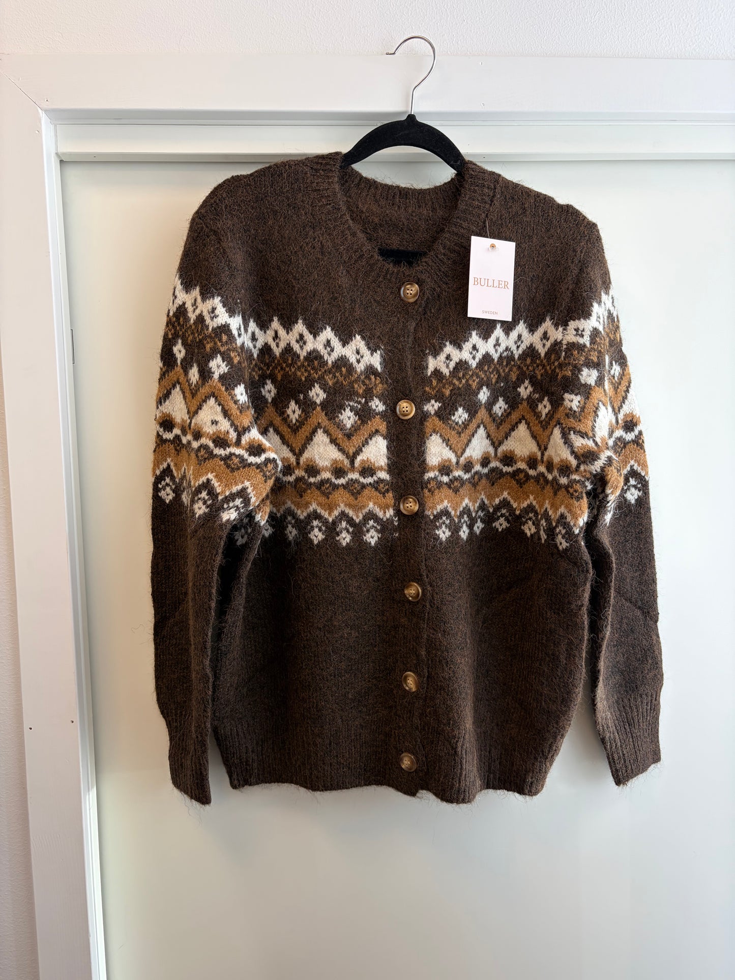 TRAIN OF TREND SOFIA M-9170 NORGEINSPERERAD STICKAD CARDIGAN ONE SIZE