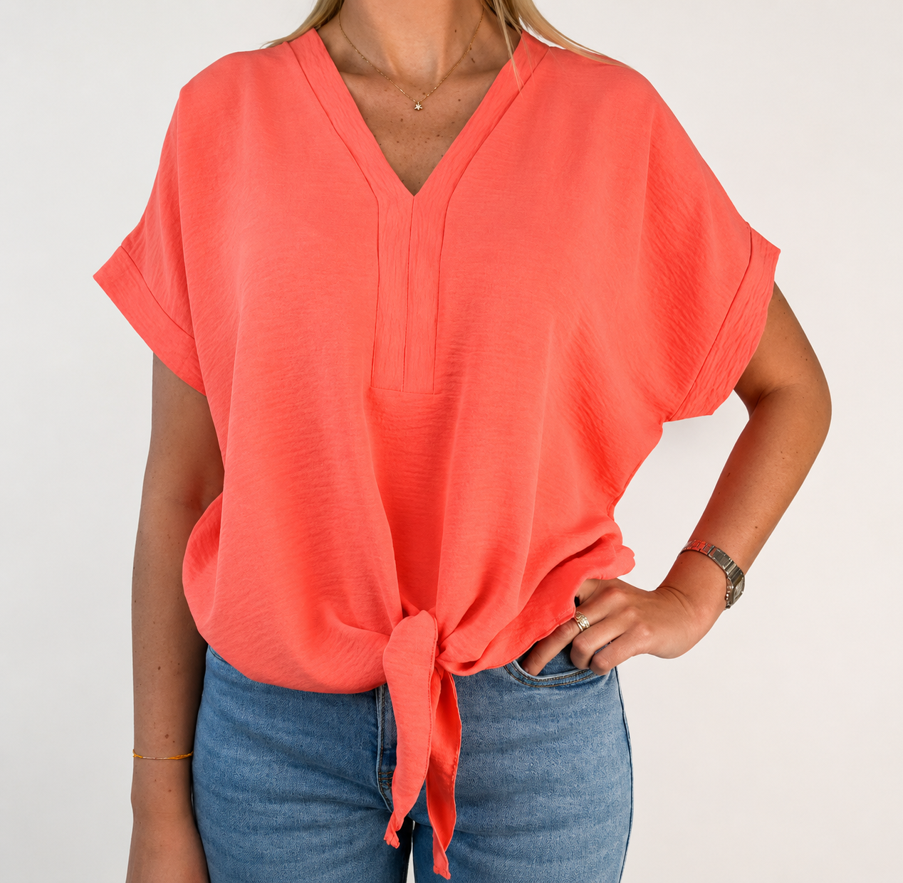 CARAMELLE STELLA Topp – Svart, Vit, Cerise eller Beige | One Size