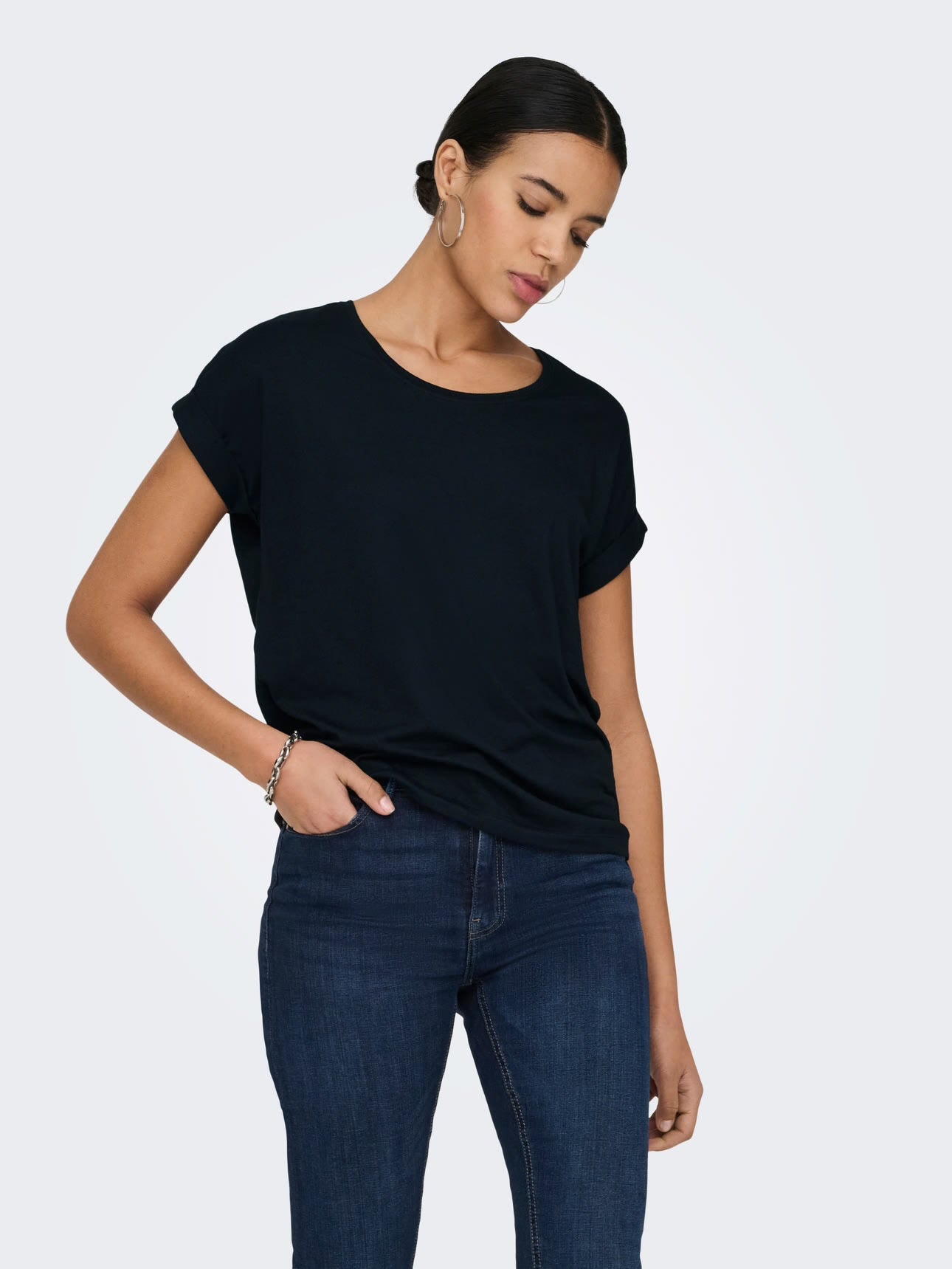 ONLY MOSTER T-SHIRT ENFÄRGAD 15106662