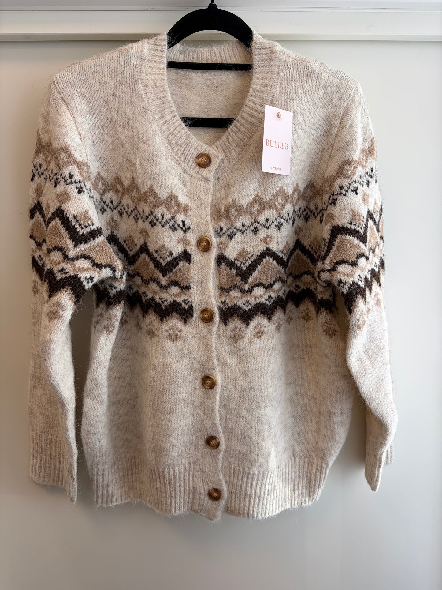 TRAIN OF TREND SOFIA M-9170 NORGEINSPERERAD STICKAD CARDIGAN ONE SIZE