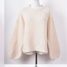 CARAMELLE FASHION Stickad tröja JP-8365 Pink o Ecru