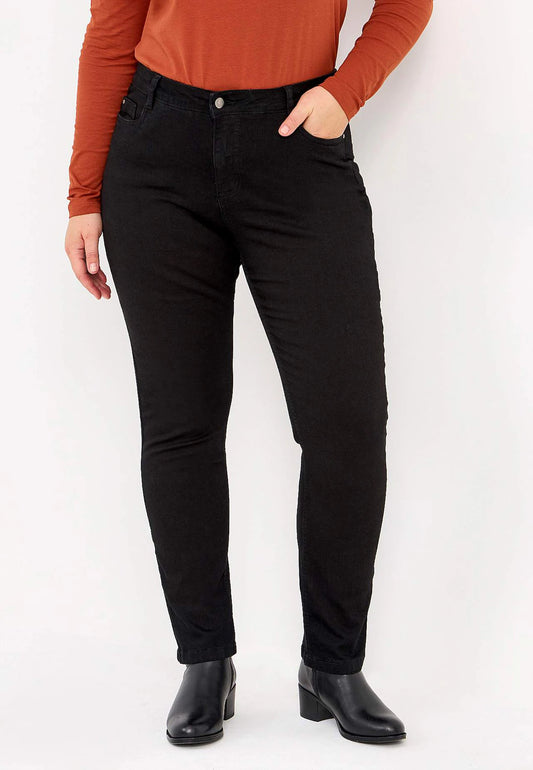 CELLBES LINNEA Stretchjeans med rakt ben Svart 618710-1913