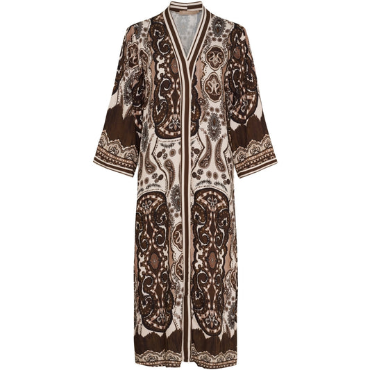 MARTA DU CHETAU STEFANIA Klänning Brunmönstrad EZ532 7176
