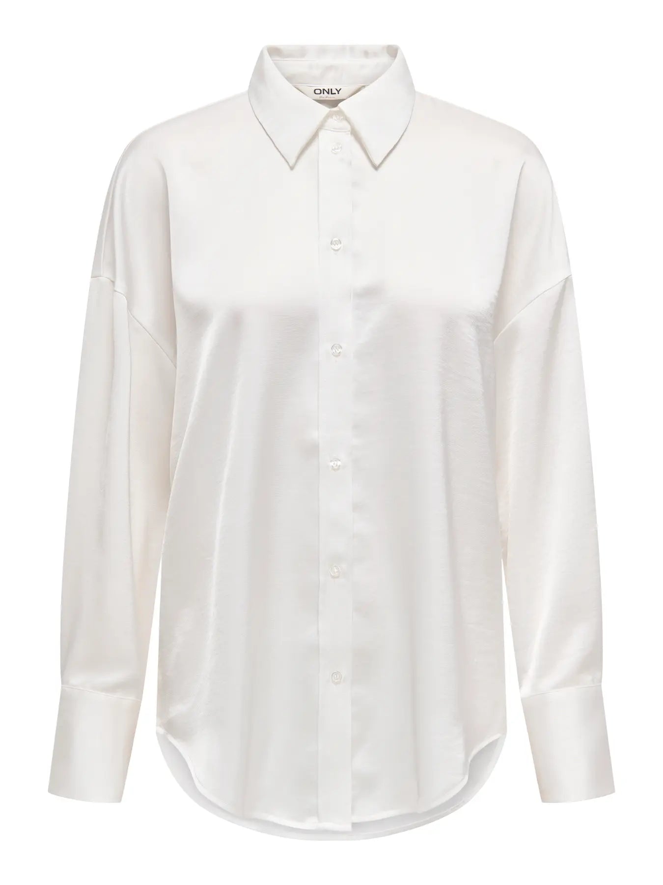 ONLY MARTA Satin skjorta Vit