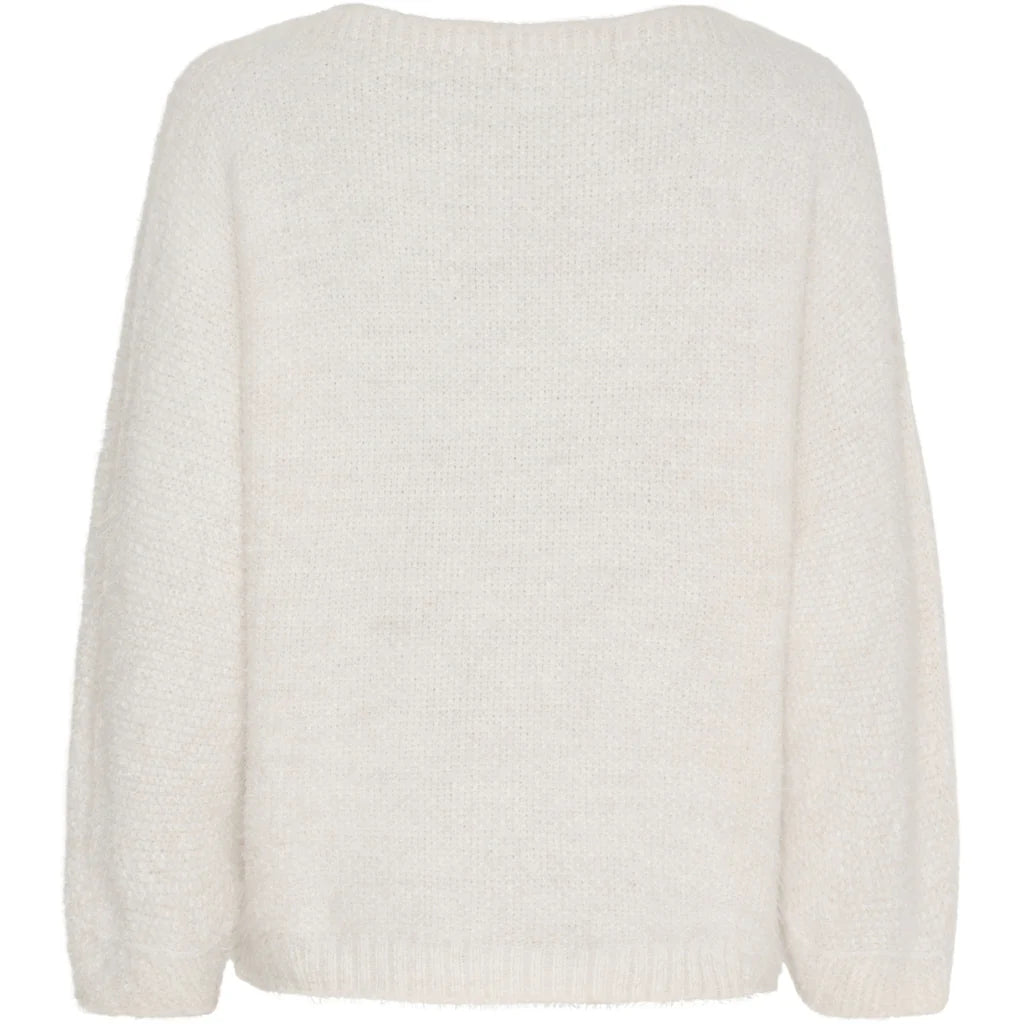 Marta du Chateau ANOUK Stickad Tröja Beige