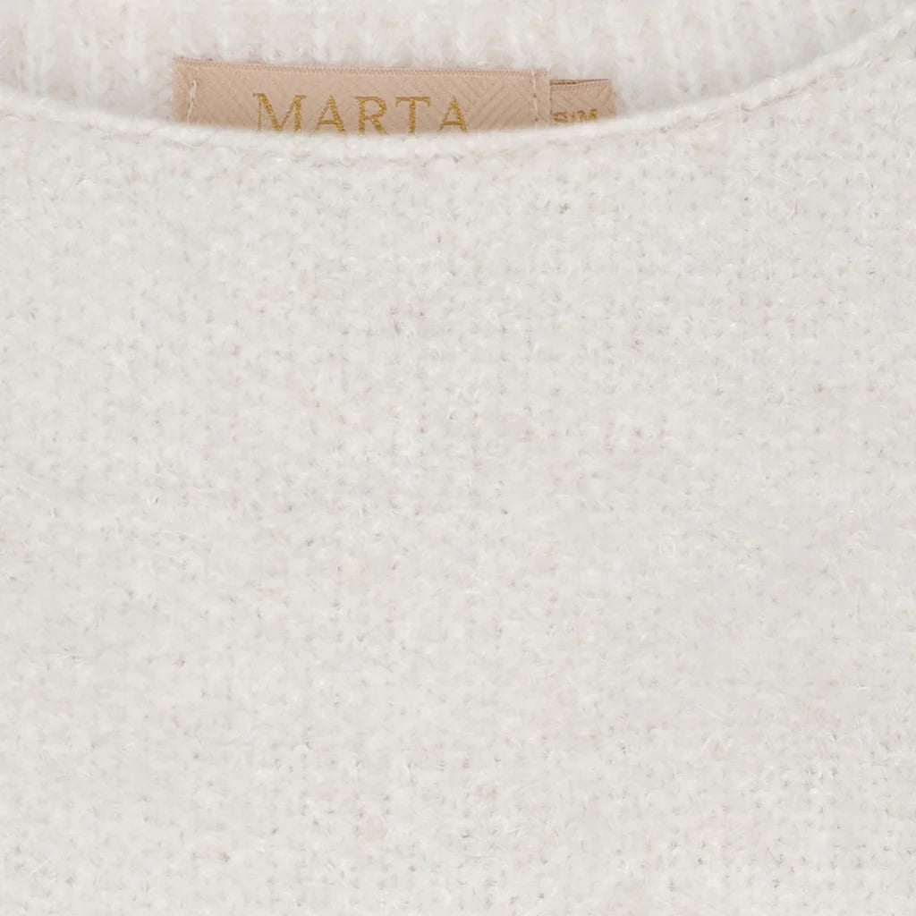 Marta du Chateau ANOUK Stickad Tröja Beige