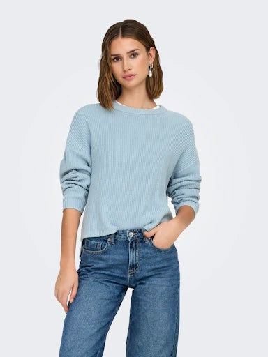 ONLY LUNA Pullover Blå