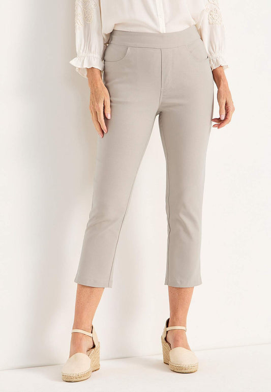 CELLBES Superskön capribyxa Beige