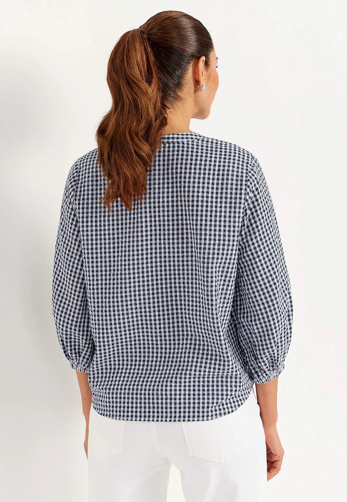 Cellbes Elly 701368-0010 smårutig blus
