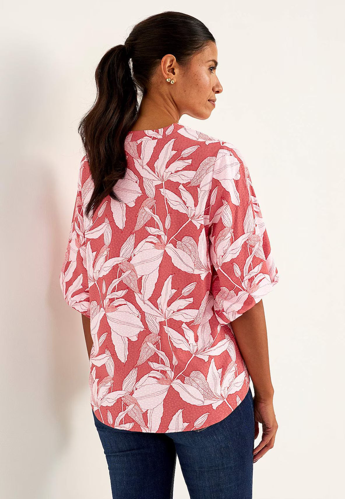 CELLBES VILJA BLOUSE 701464 PINK/PATTERNED