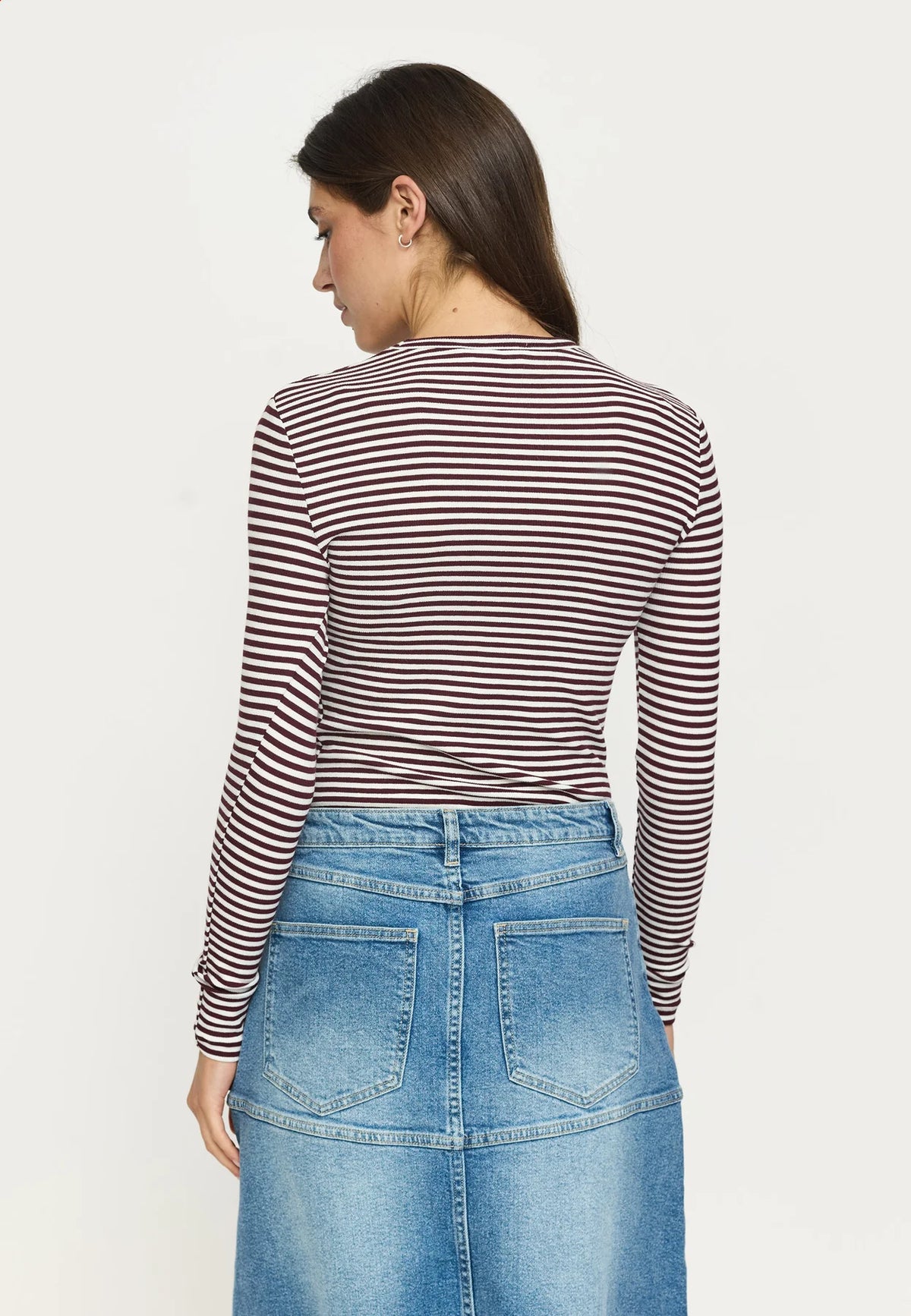 SR Fenja SR124-303 stripe o-neck top