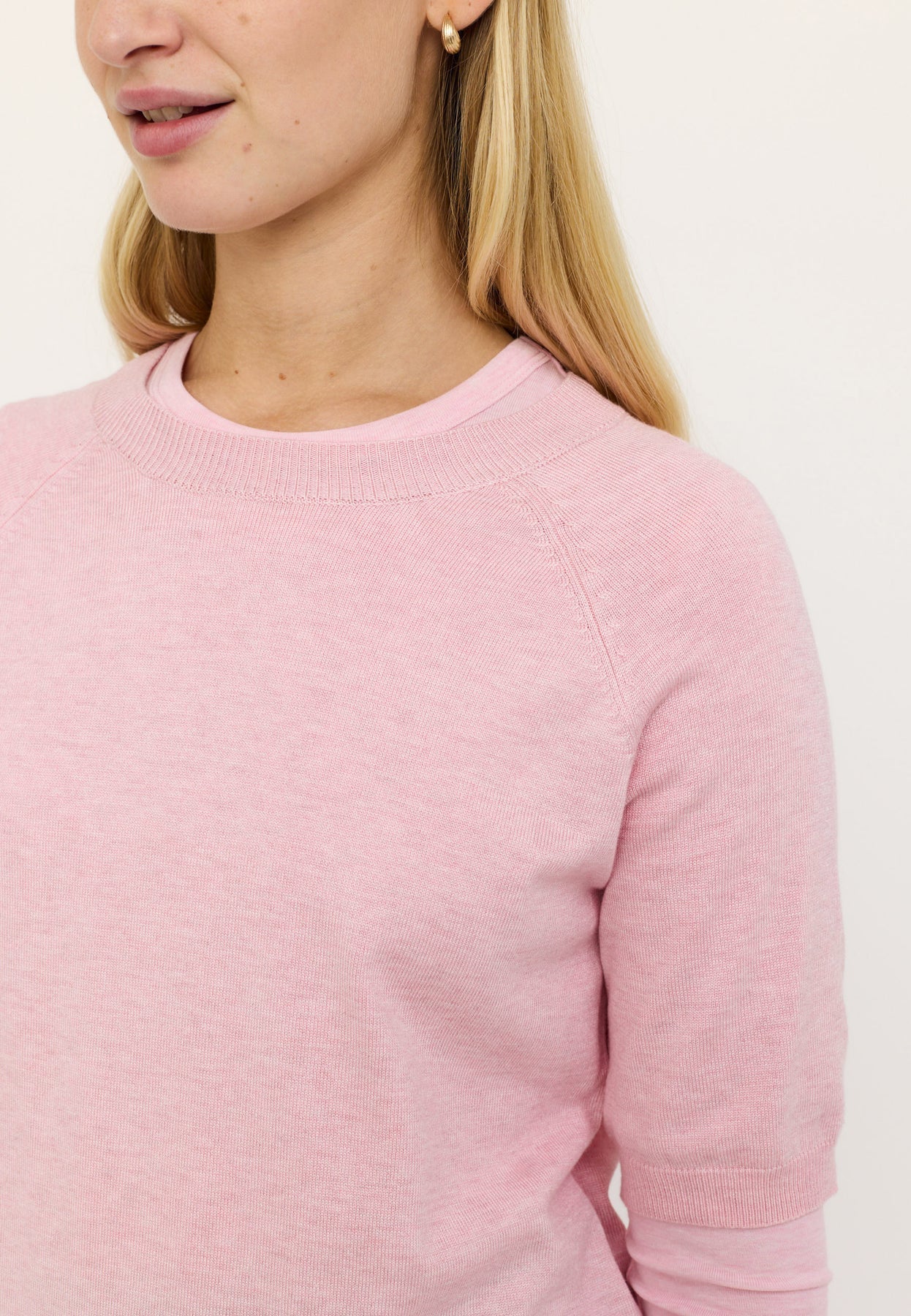 SOFT REBELS MARLA SR320-200 Stickad T-shirt Windsurfer Melange