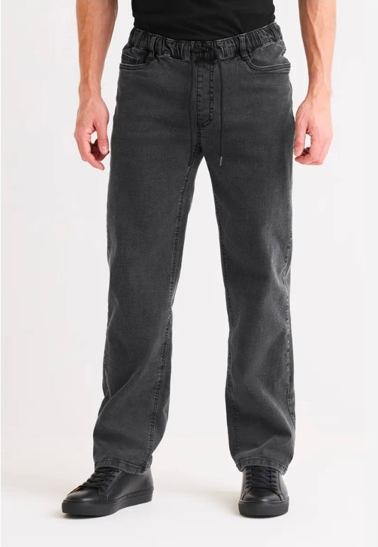 CELLBES Stretchiga joggerjeans -Grå Denim 7006982221