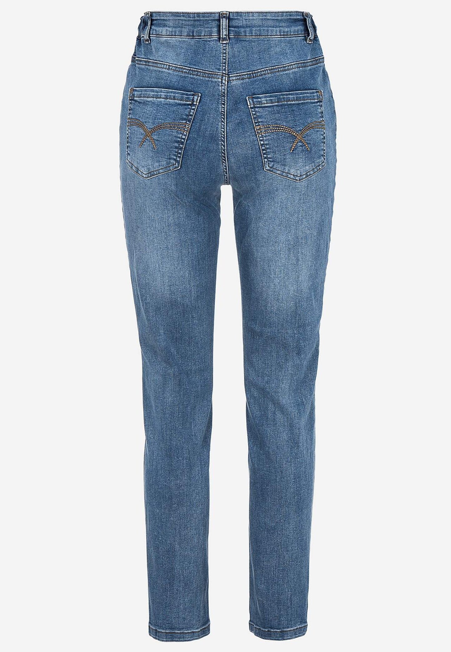 CELLBES Ljusblå Jeans med resår i sidorna