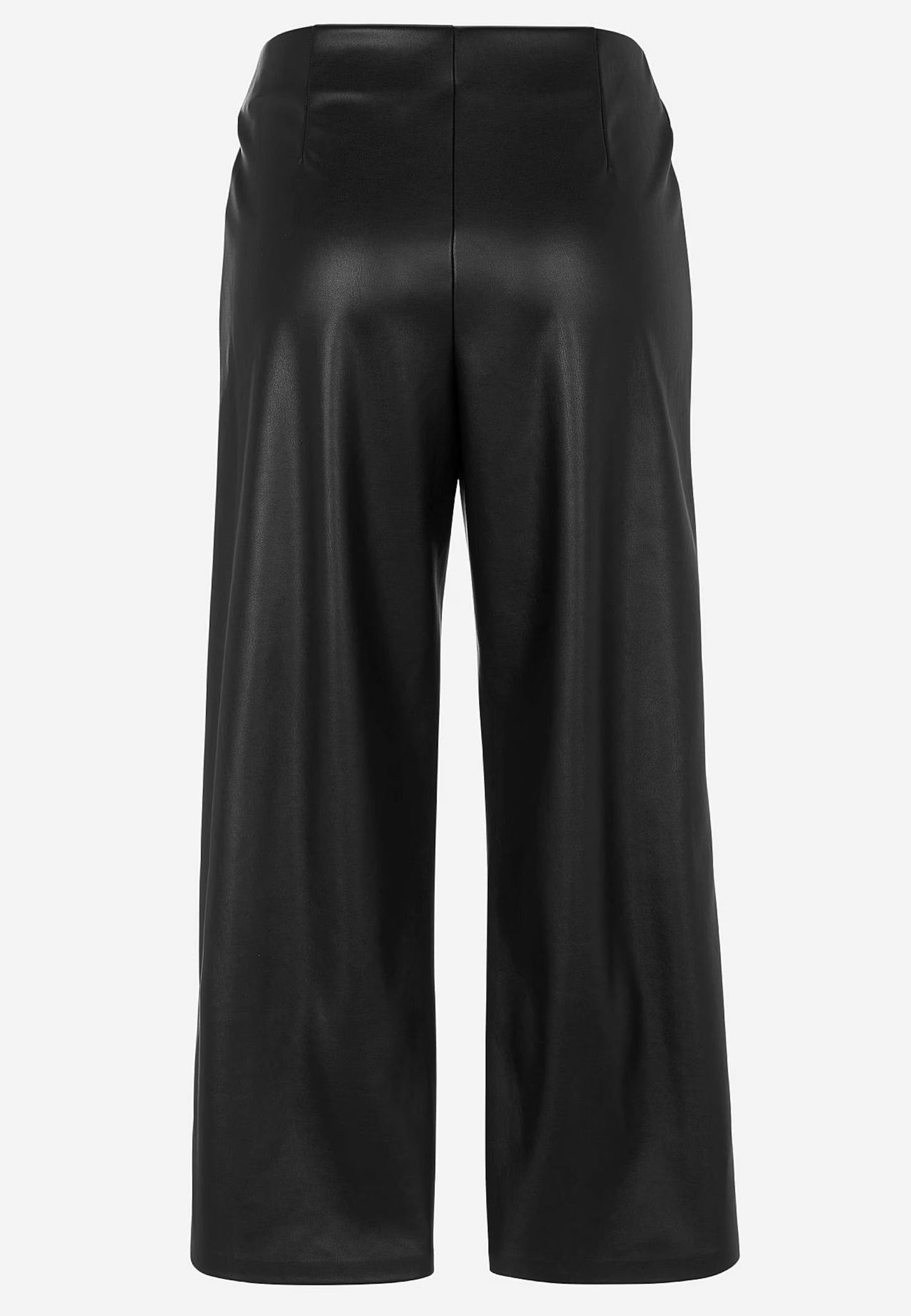 CELLBES CATY Byxa i skinnimitation Ankellång Svart 7006100001