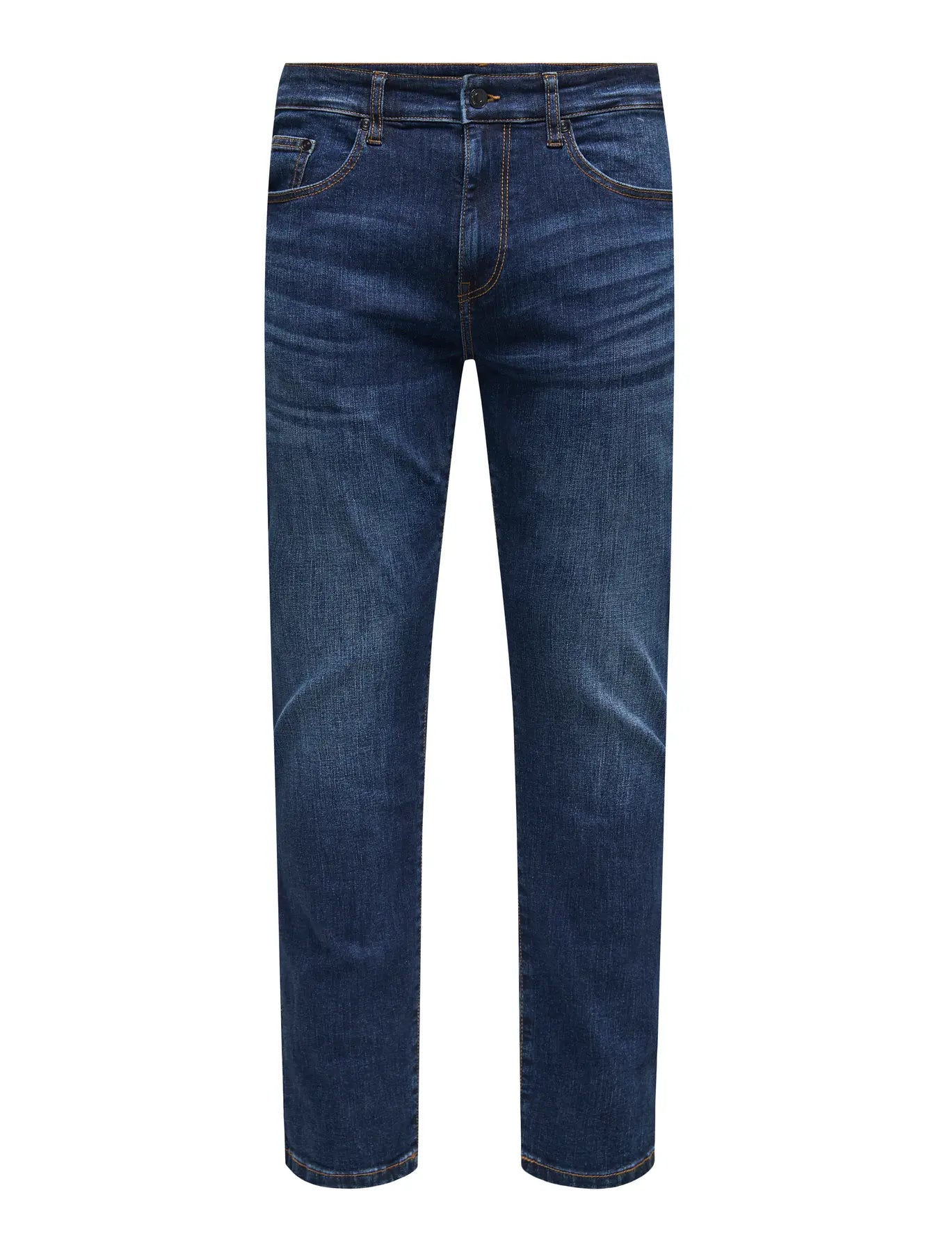 ONLY & SONS WEFT Jeans Blue Denim Medelhög midja Normal passform