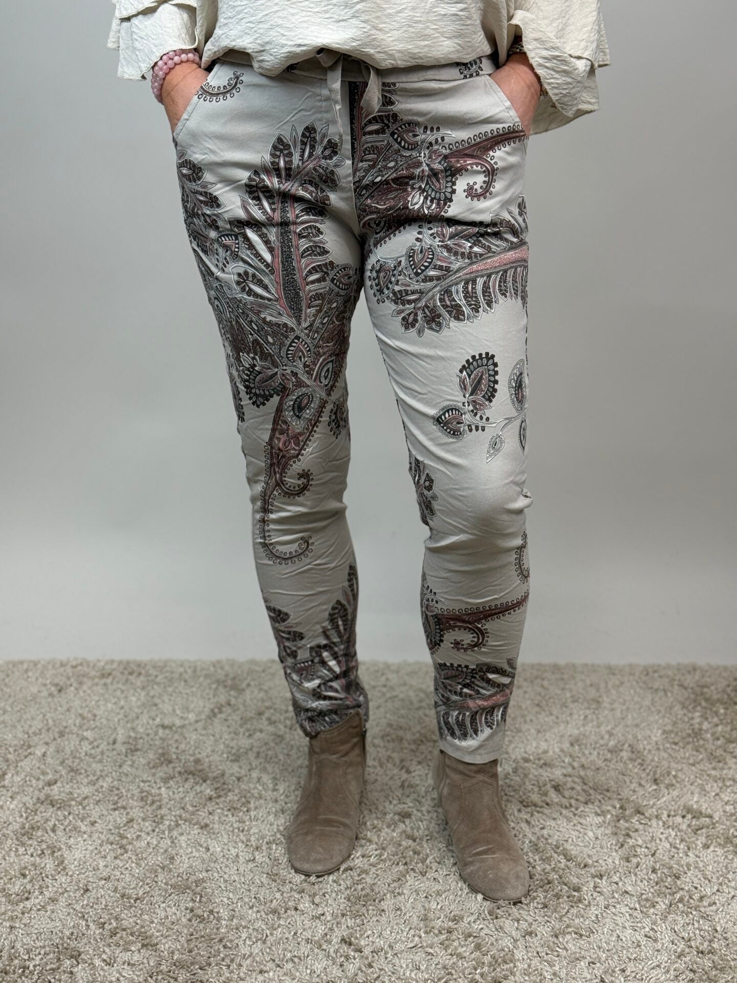 MIX BY HEART SIGNE Stretchbyxor – Paisley Mönstrad | One Size