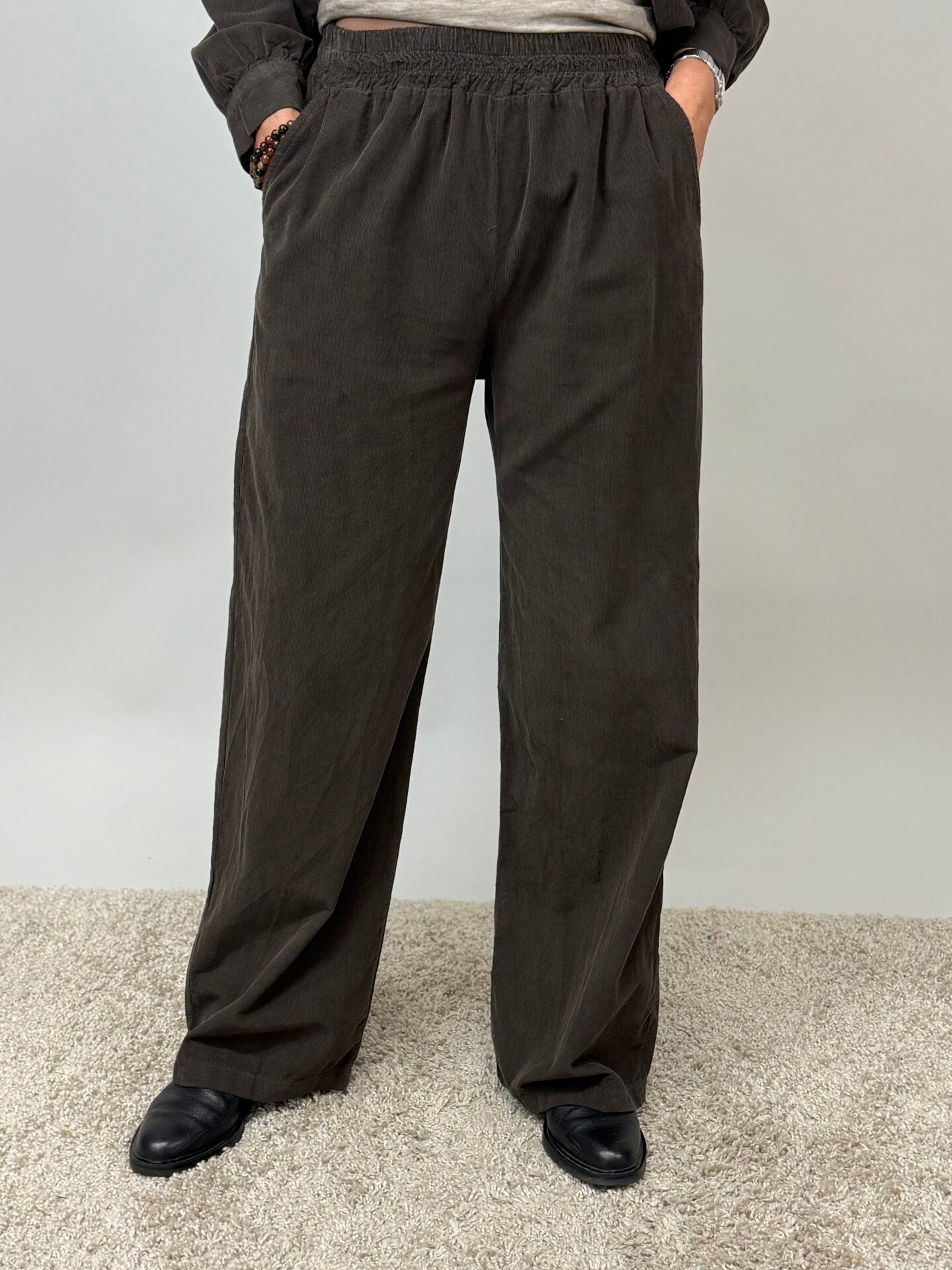 Mix by heart Angela 188 byxa i brun Manchester