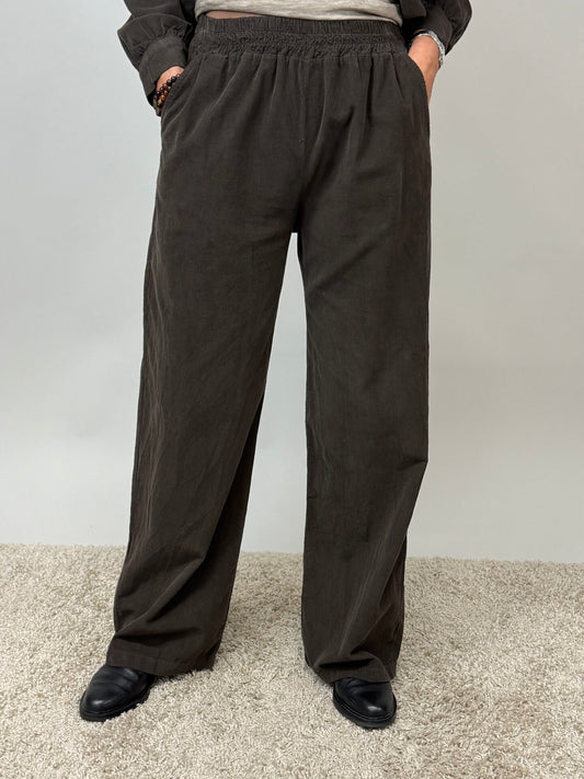 Mix by heart Angela 188 byxa i brun Manchester