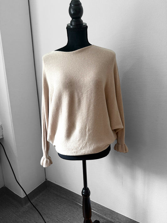Jörlevik MALVA Stickad Tröja Beige