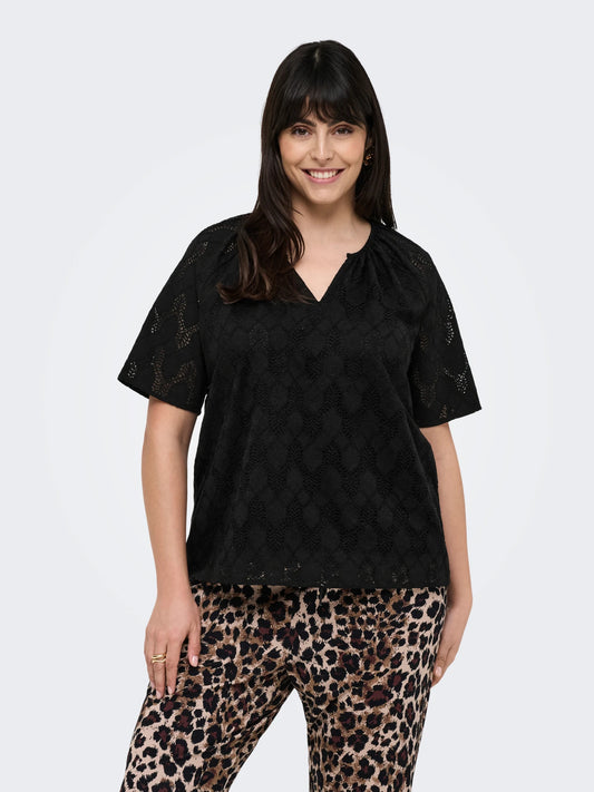 CARMAKOMA CLEANOR T-shirt Svart