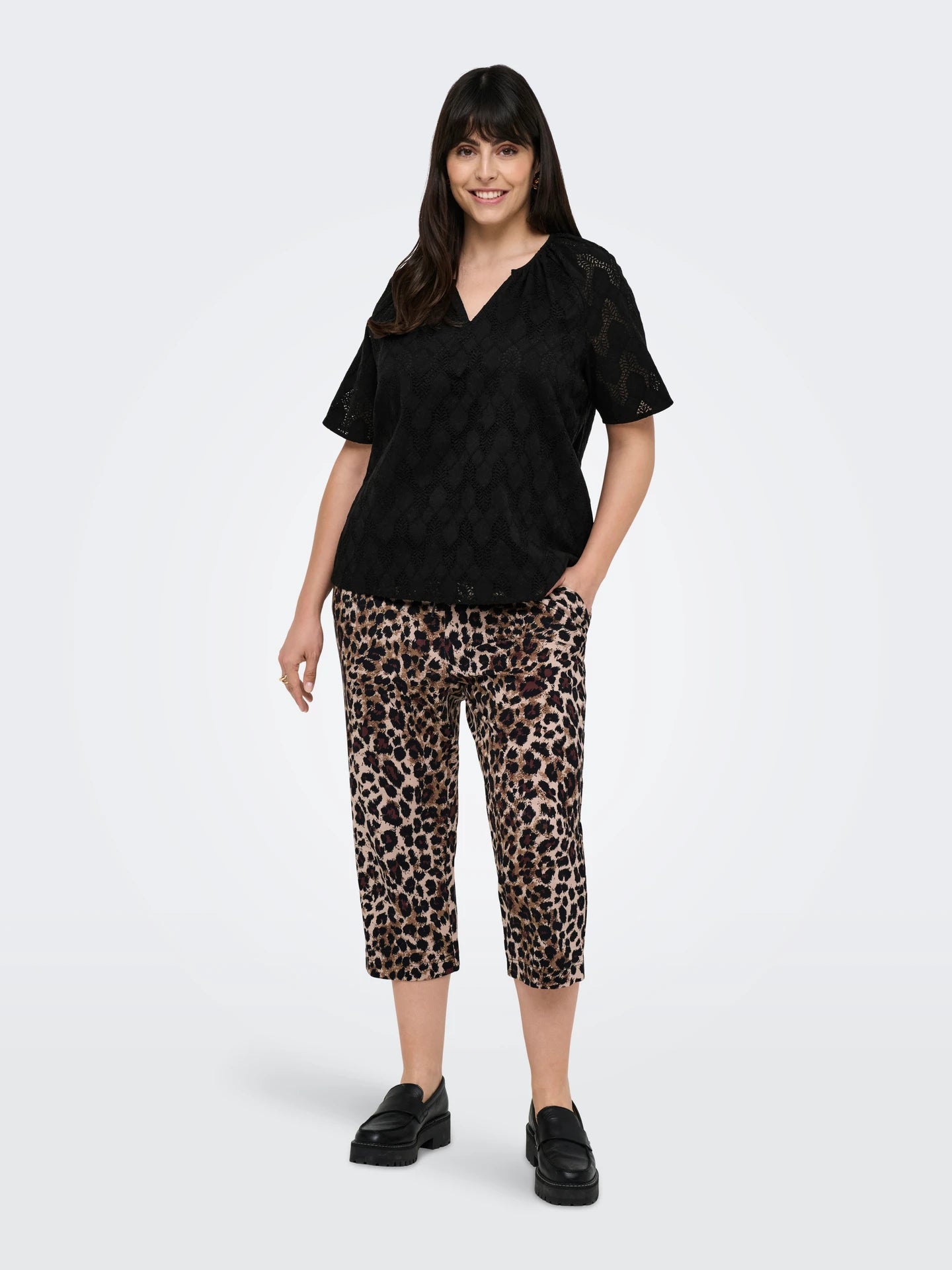 CARMAKOMA CLEANOR T-shirt Svart