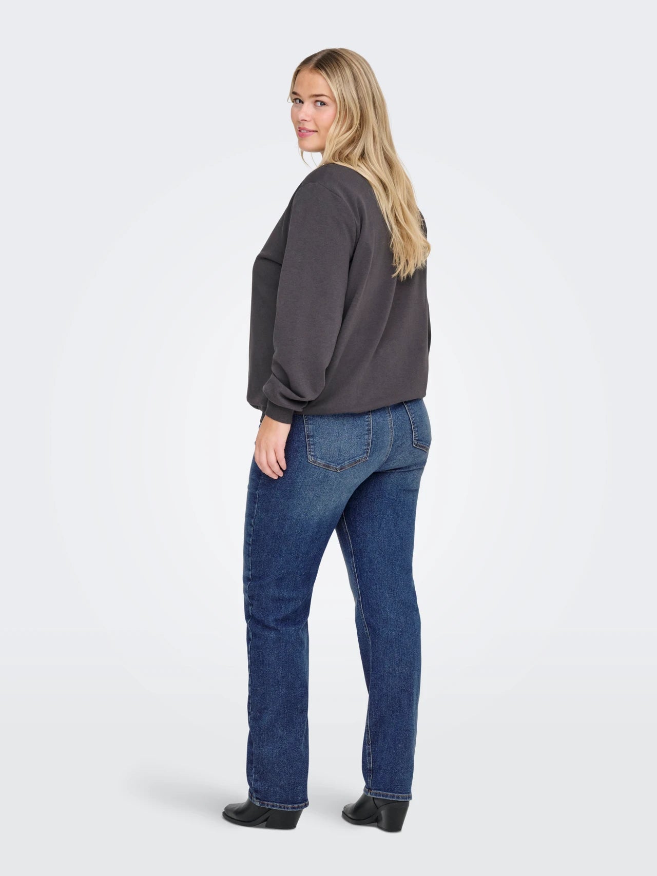 CARMAKOMA CRUZ Straight Fit Jeans Medium Blue Denim 15358090
