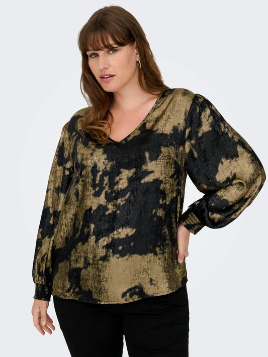 CARMAKOMA DIXIE Topp V-ringad