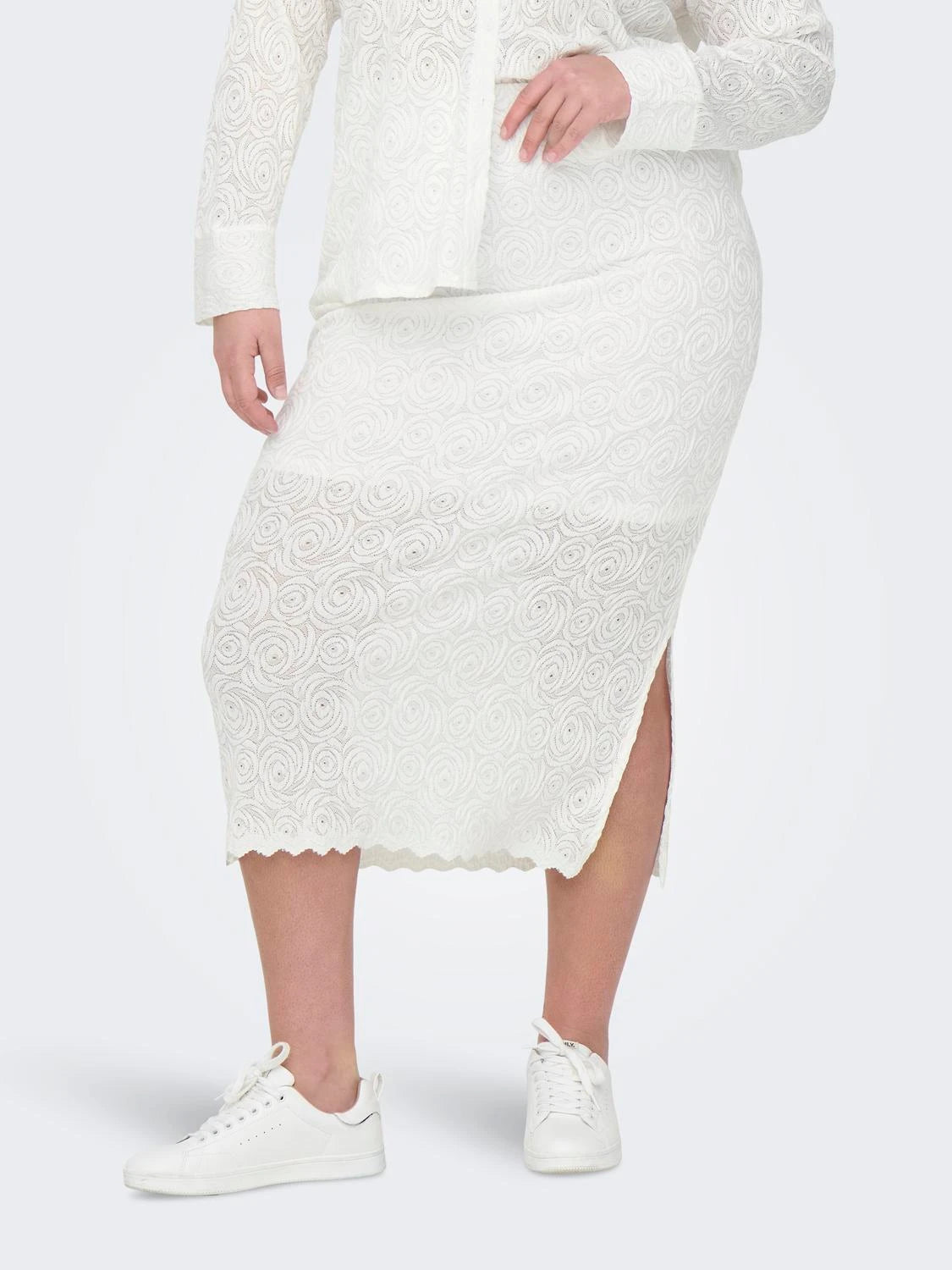CARMAKOMA ROSIL Kjol Vit / Cloud Dancer