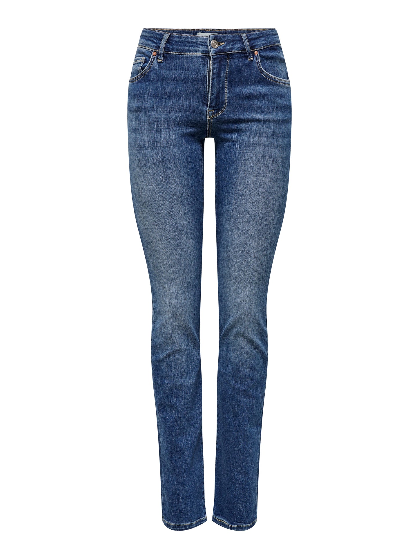 ONLY ALICIA Medelhög midja Rak passform Jeans Medium Blue