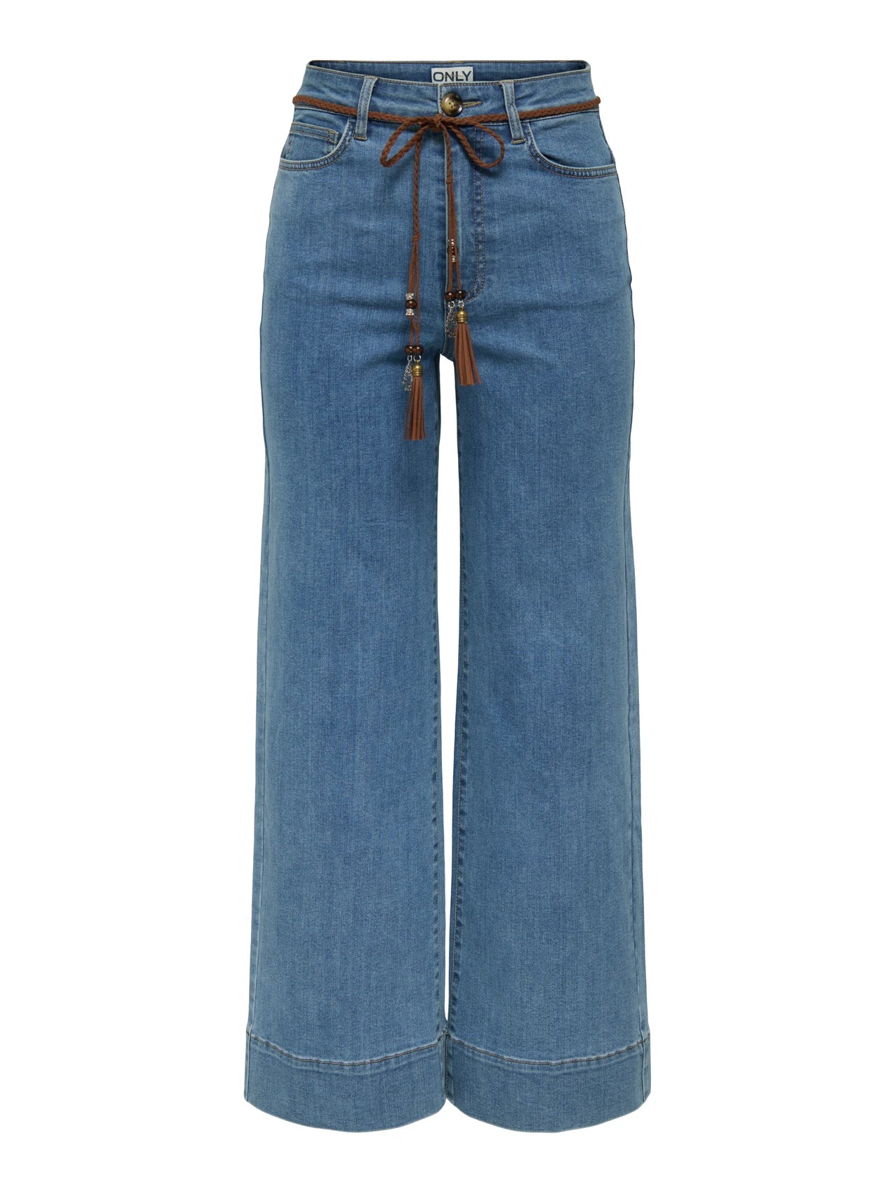 Only Madison 15361511 Hög midja vida ben jeans