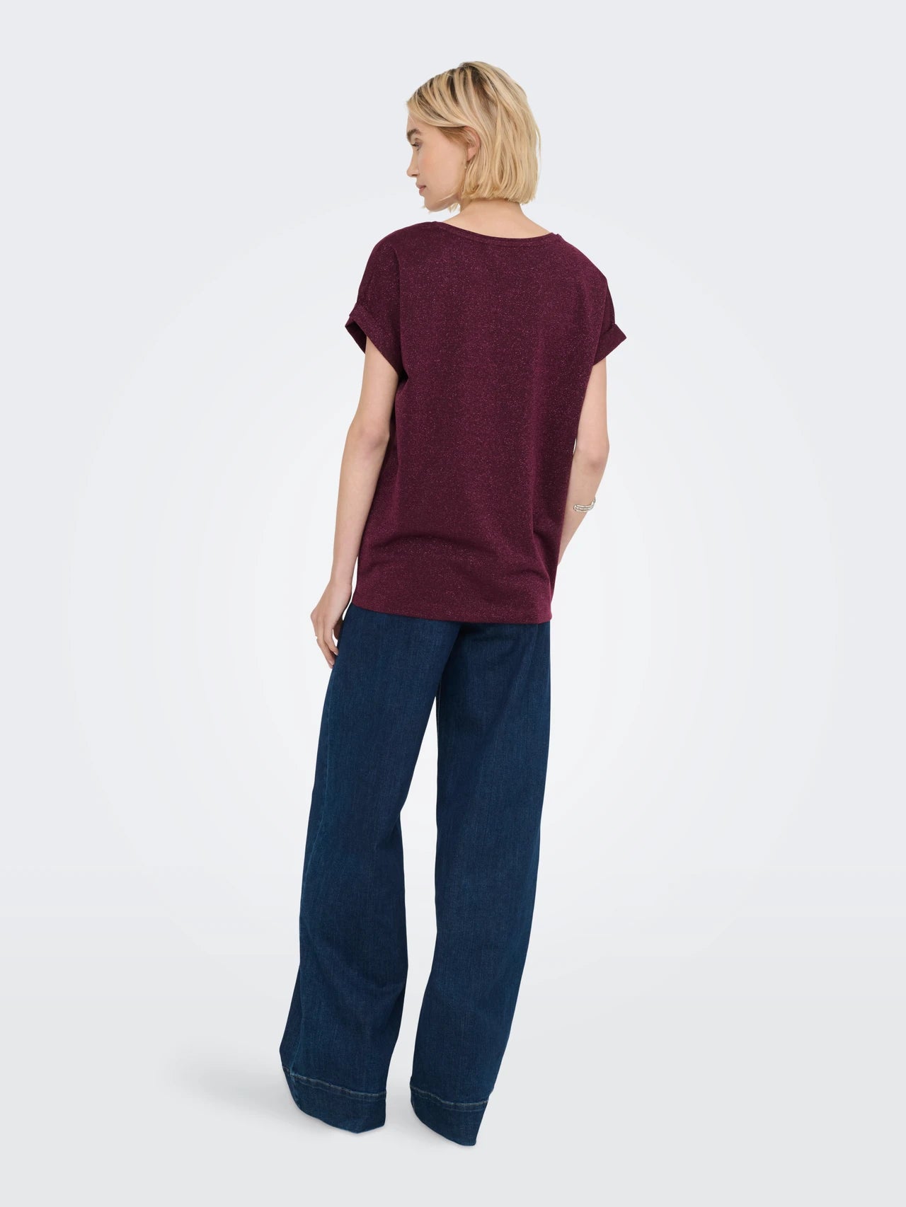 ONLY MOSTER  Glittertopp Lila/Chocolate Truffle 15356991