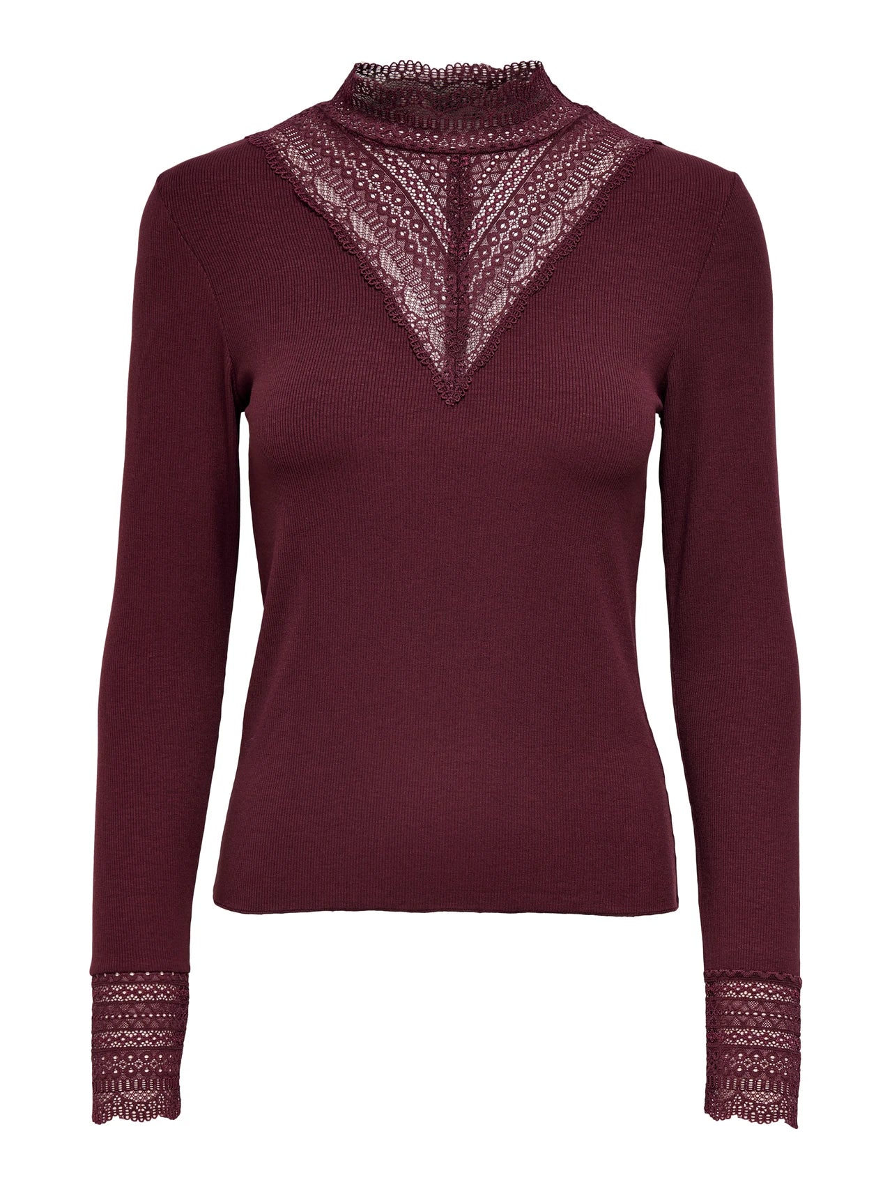 ONLY TILDE Topp Vinröd/Port Royale 15207788