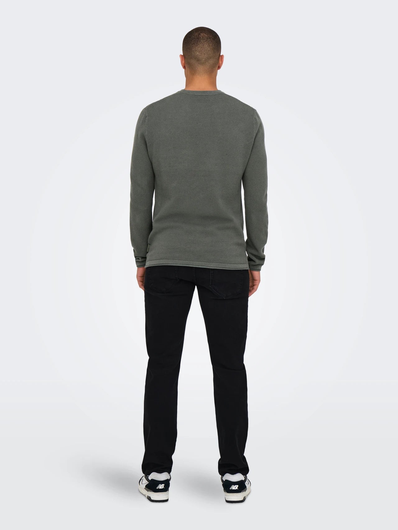 ONLY & SONS FELIX  22029042 Pullover Grå/Castor Gray